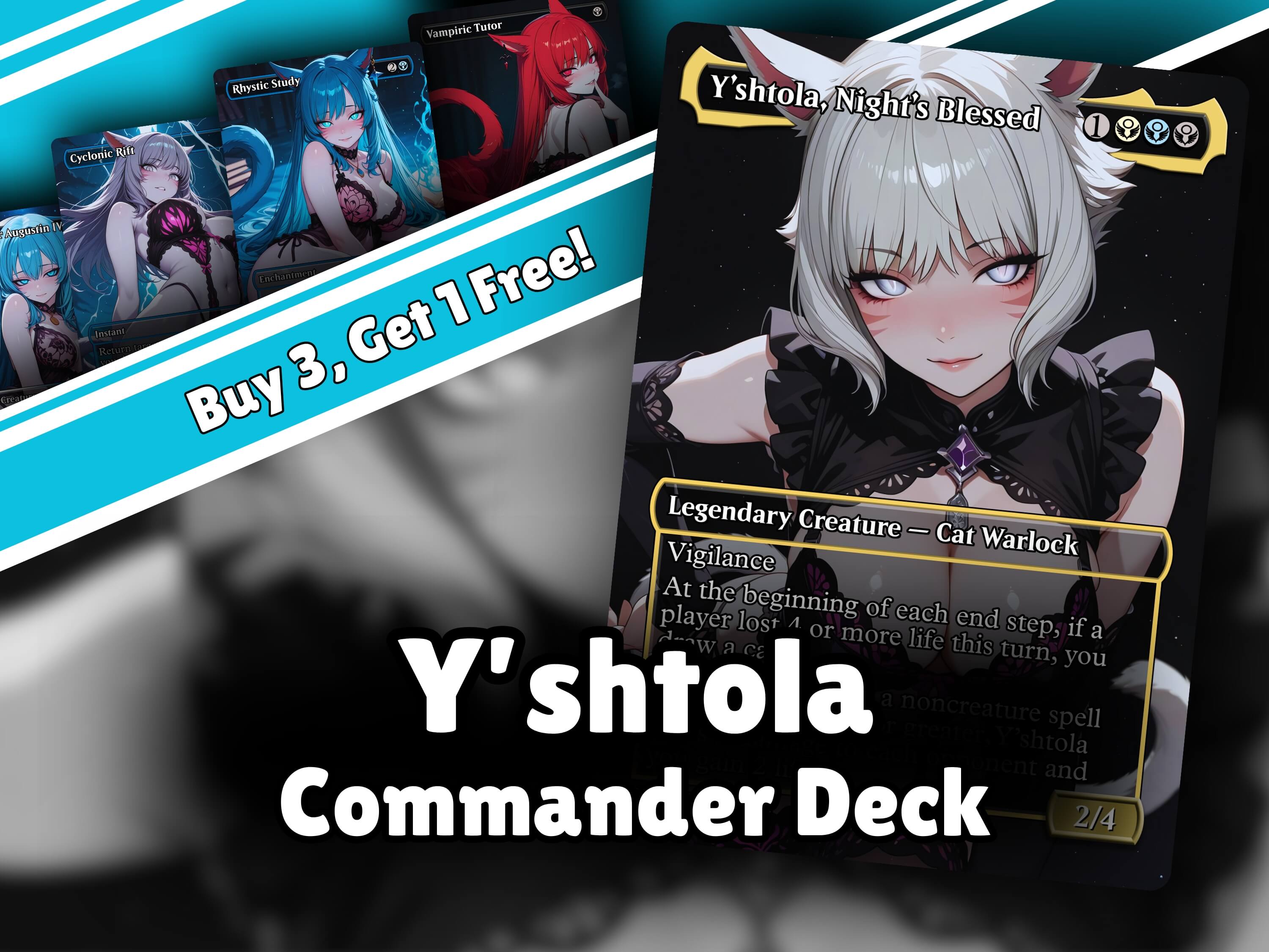 Y'shtola Control MTG Proxy Commander Deck