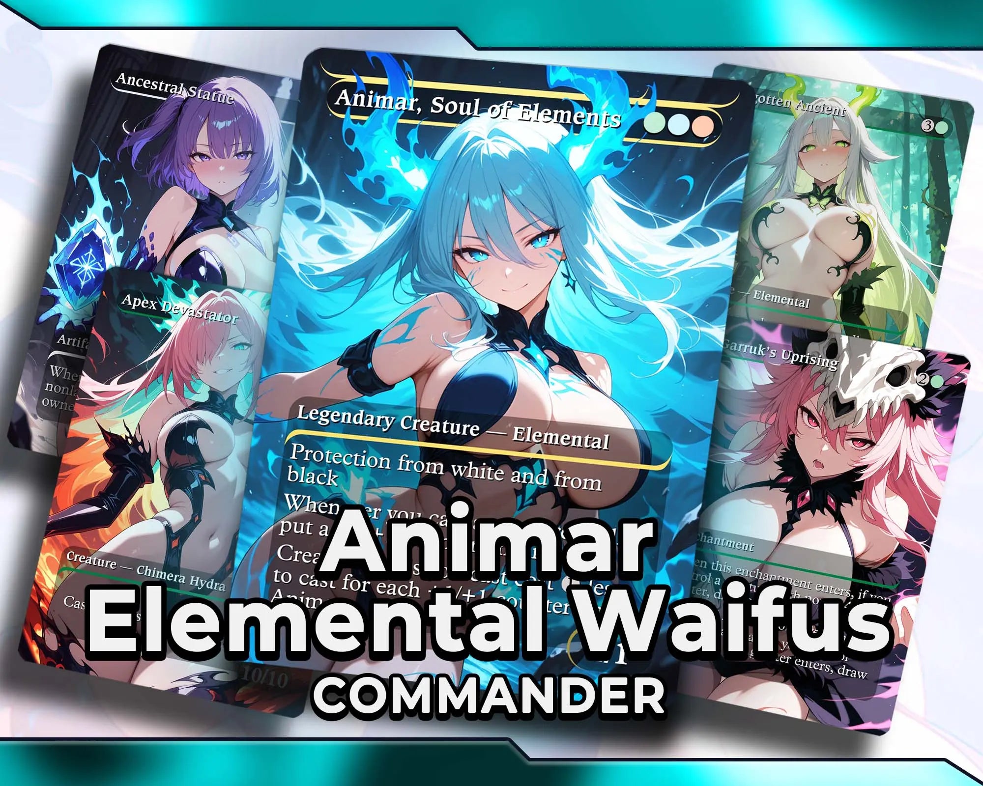 Animar +1/+1 Counters MTG Proxy Commander Deck AngelProxy