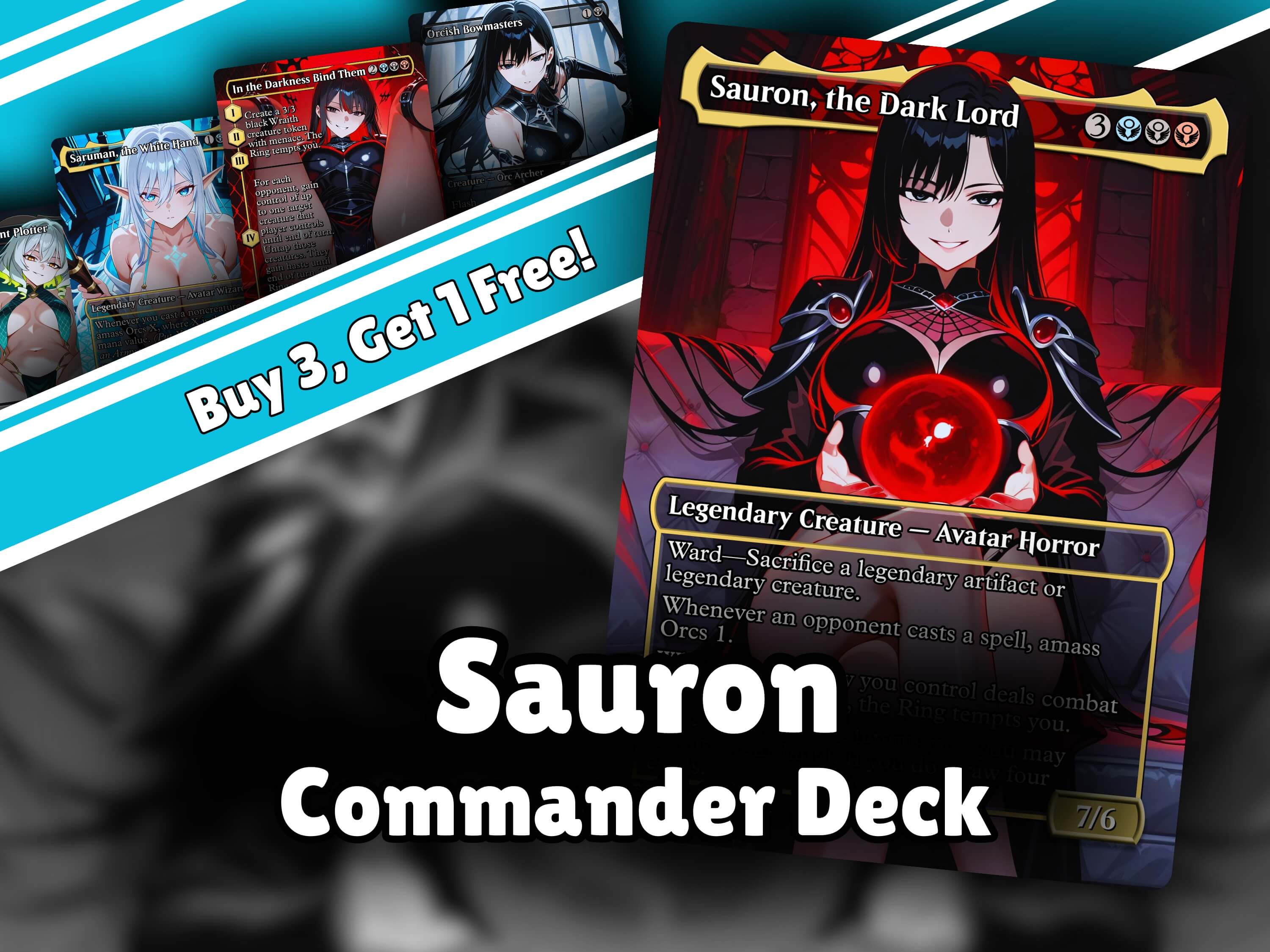 Sauron MTG Proxy Commander Deck