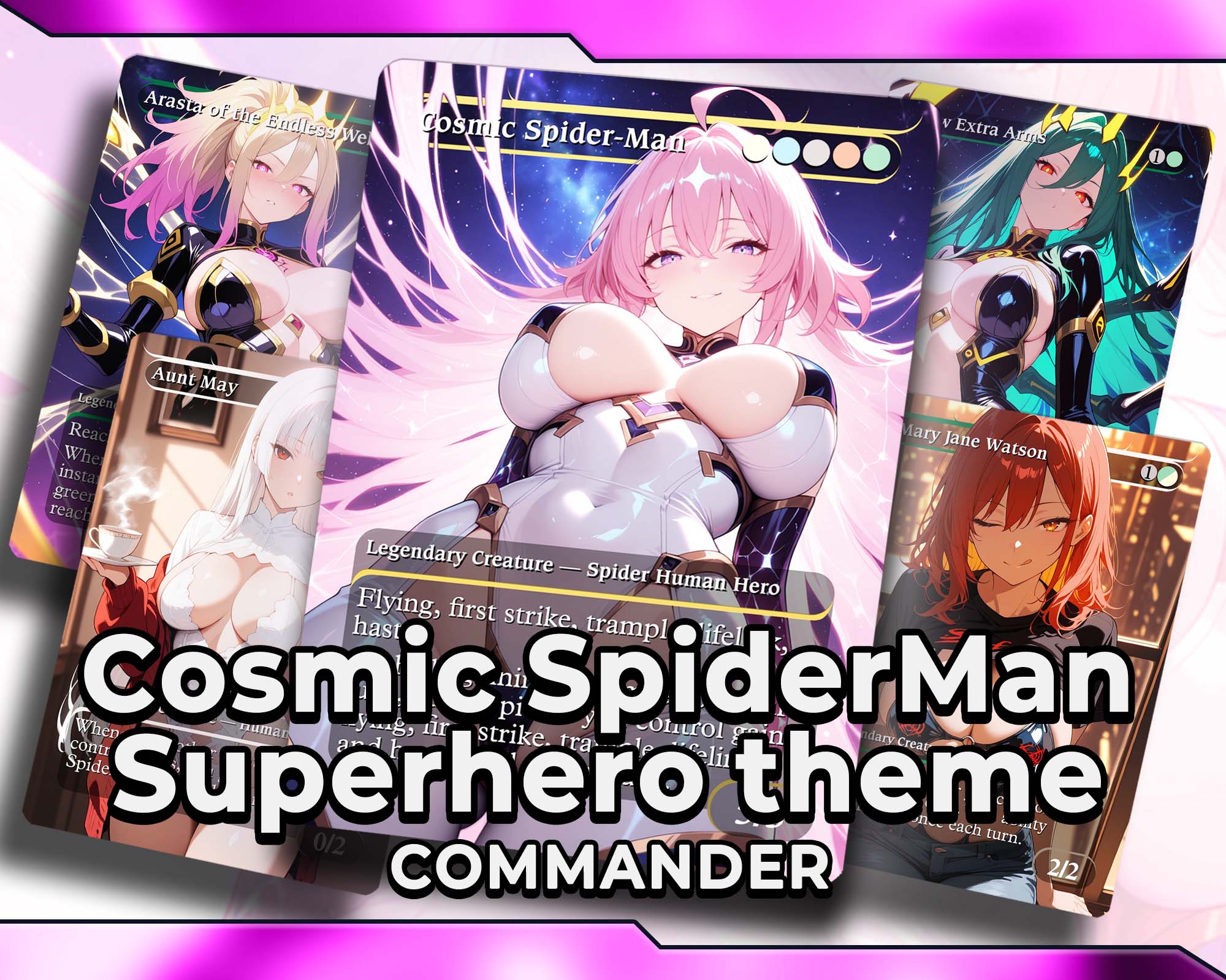 Cosmic Spider-Man MTG Proxy Commander Deck