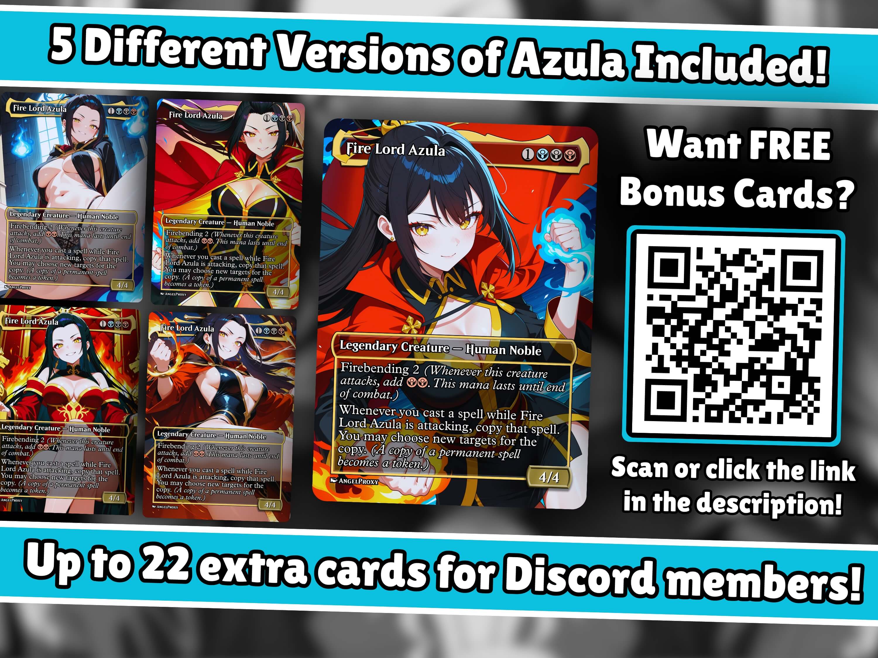 Azula Spellslinger MTG Proxy Commander Deck