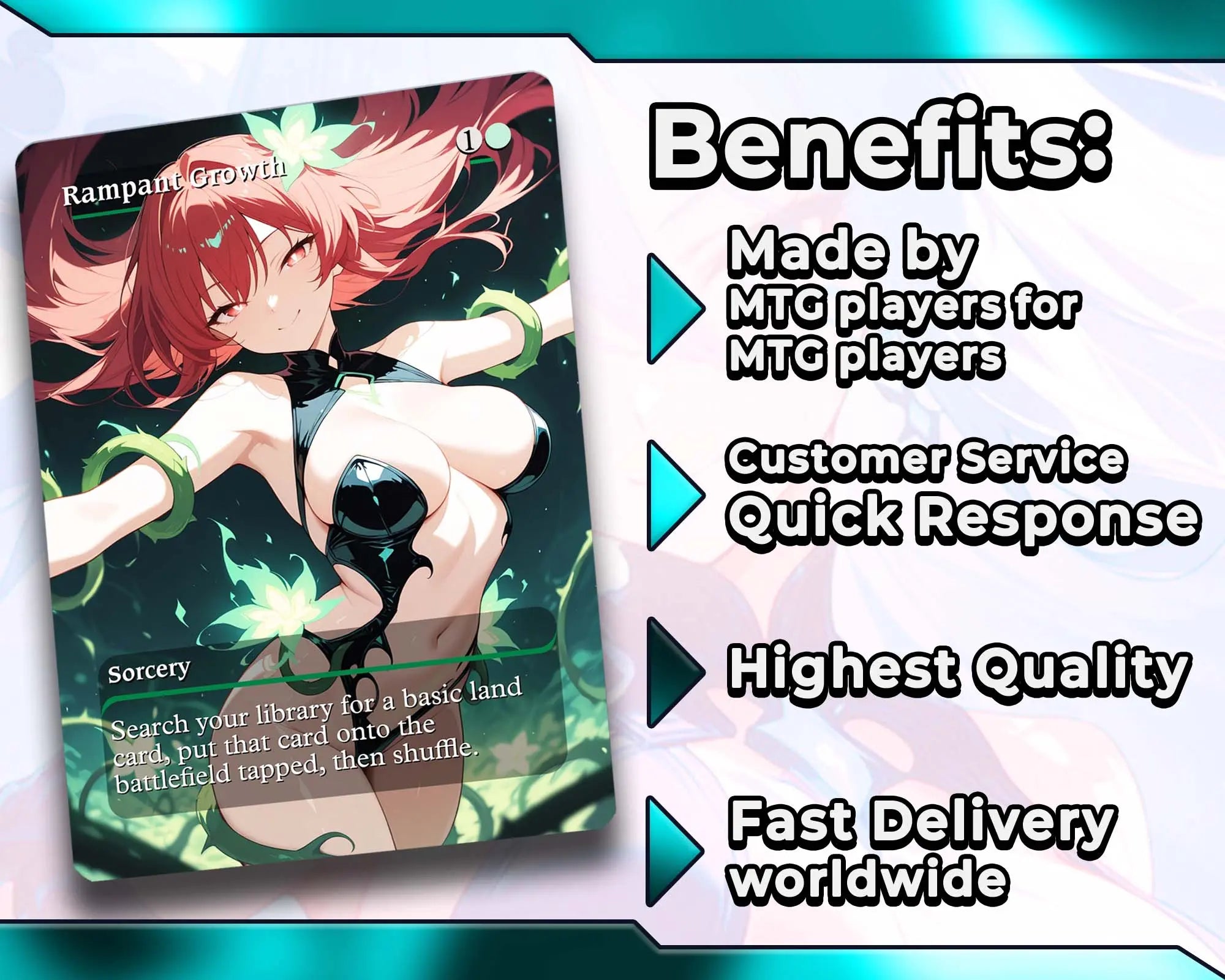 Animar +1/+1 Counters MTG Proxy Commander Deck AngelProxy