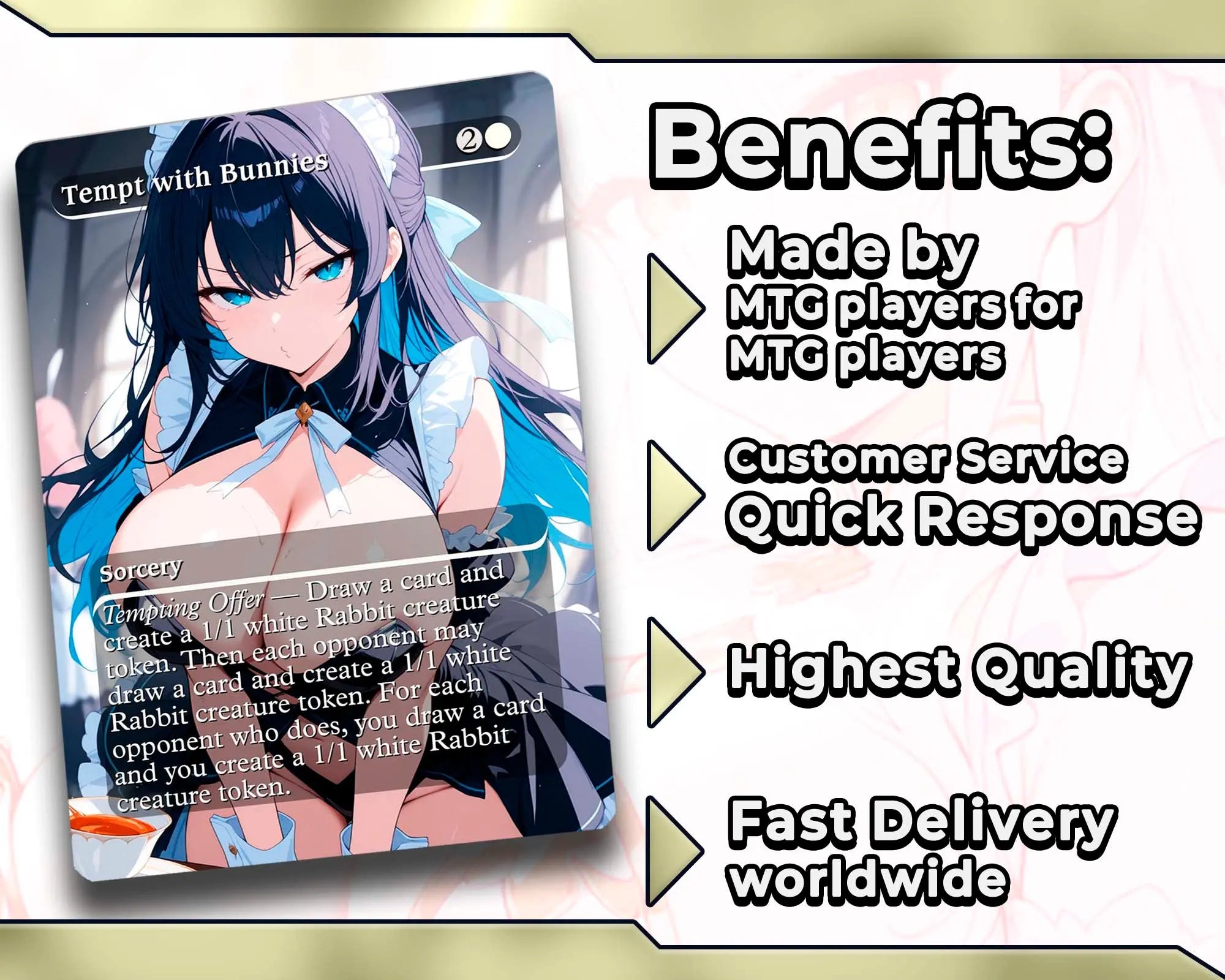 Ms. Bumbleflower Group Hug MTG Proxy Commander Deck HoloHeavenProxy