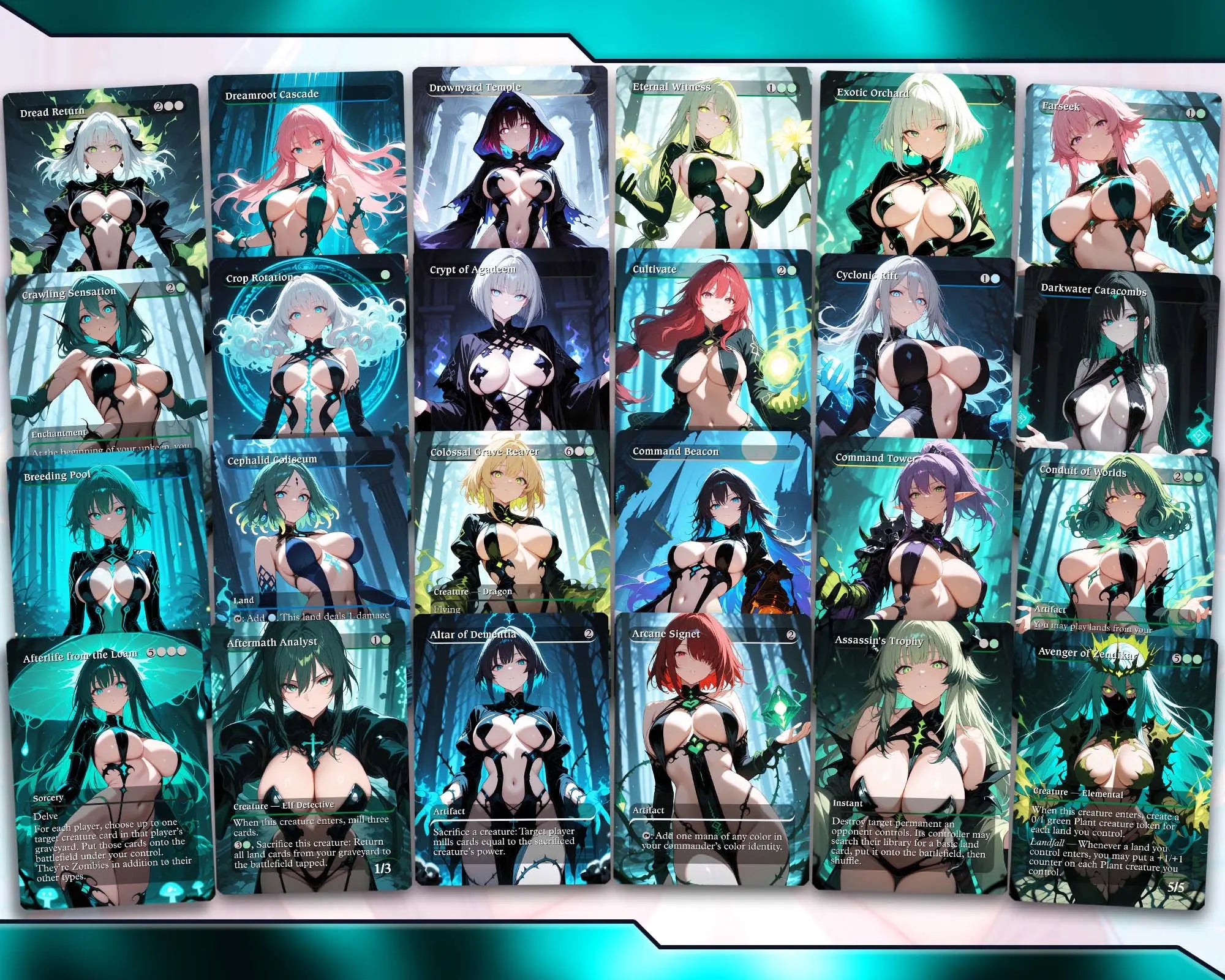 Teval Reanimator MTG Proxy Commander Deck AngelProxy