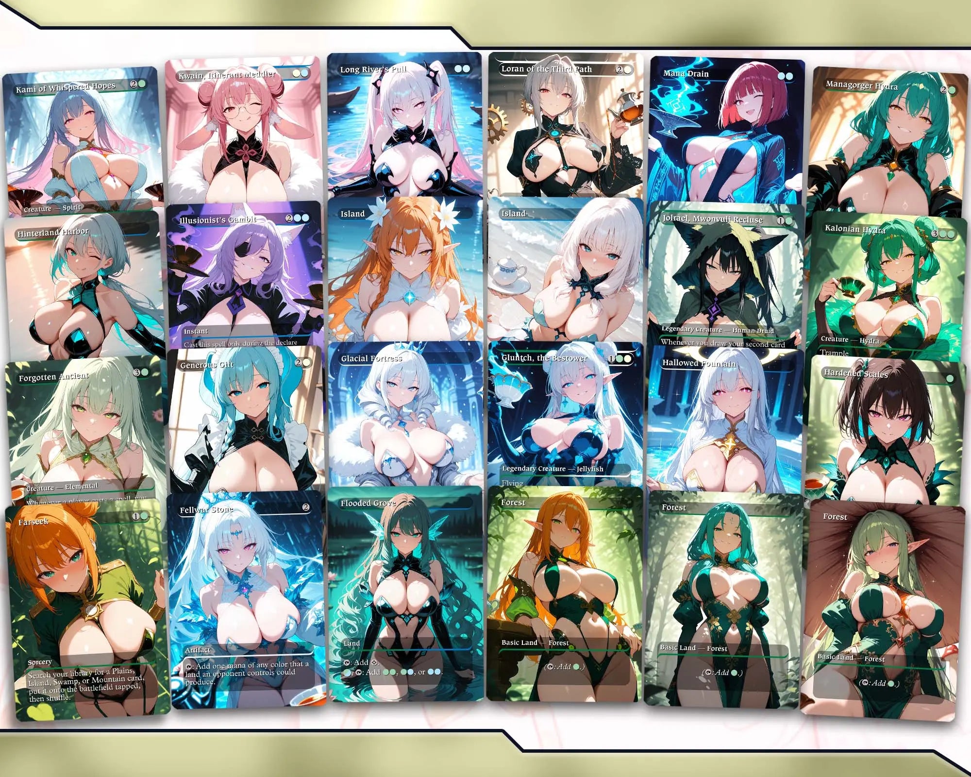 Ms. Bumbleflower Group Hug MTG Proxy Commander Deck HoloHeavenProxy