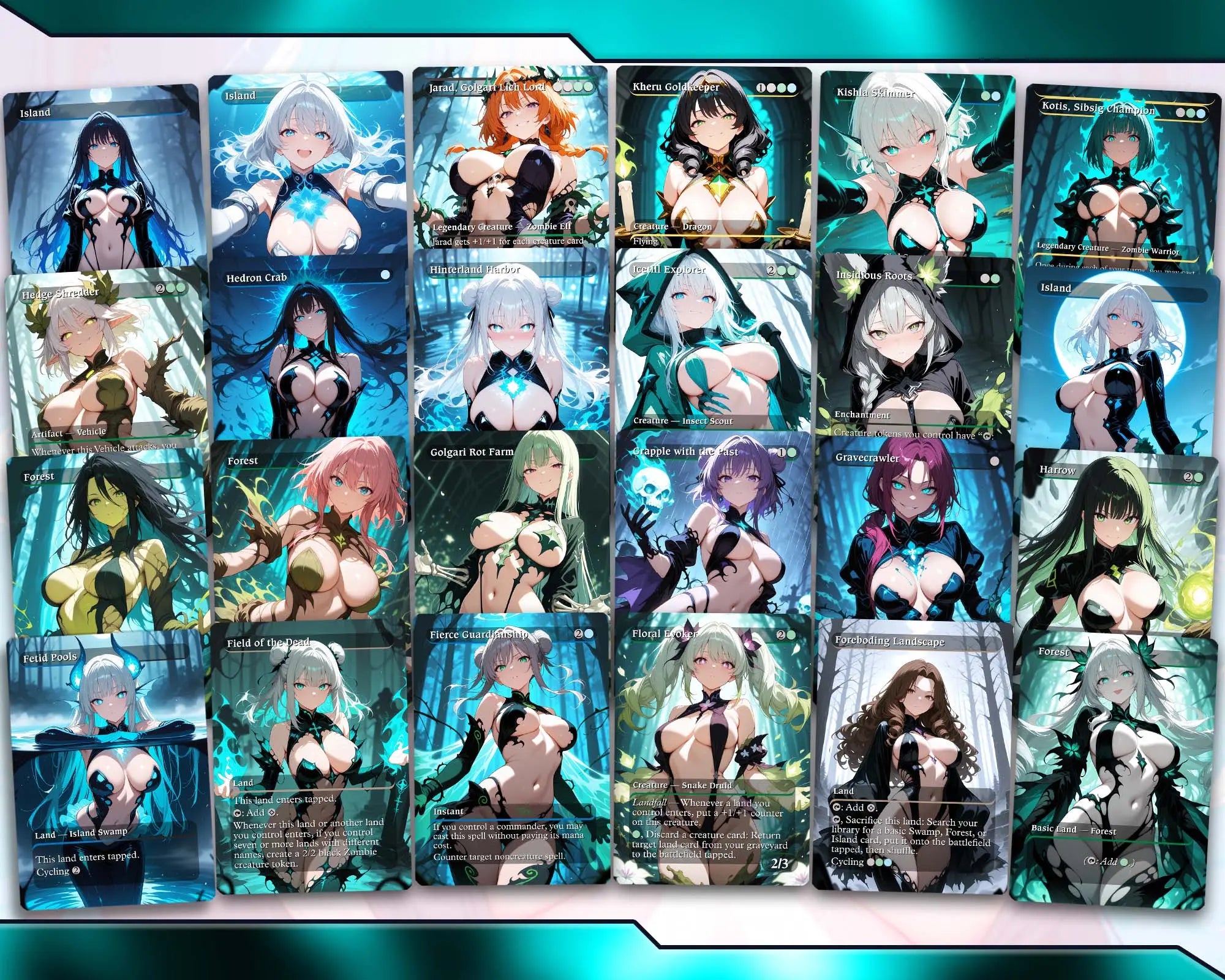 Teval Reanimator MTG Proxy Commander Deck AngelProxy