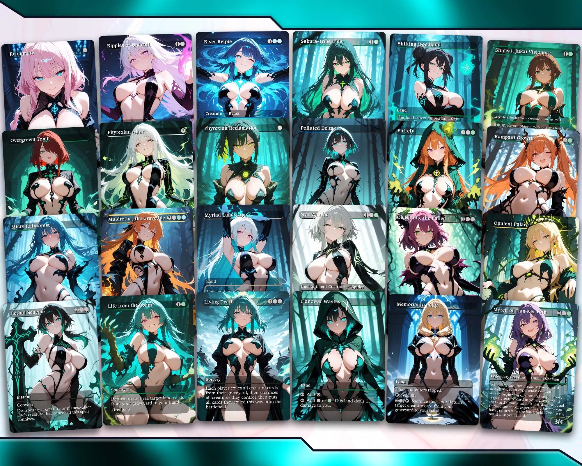 Teval Reanimator MTG Proxy Commander Deck AngelProxy