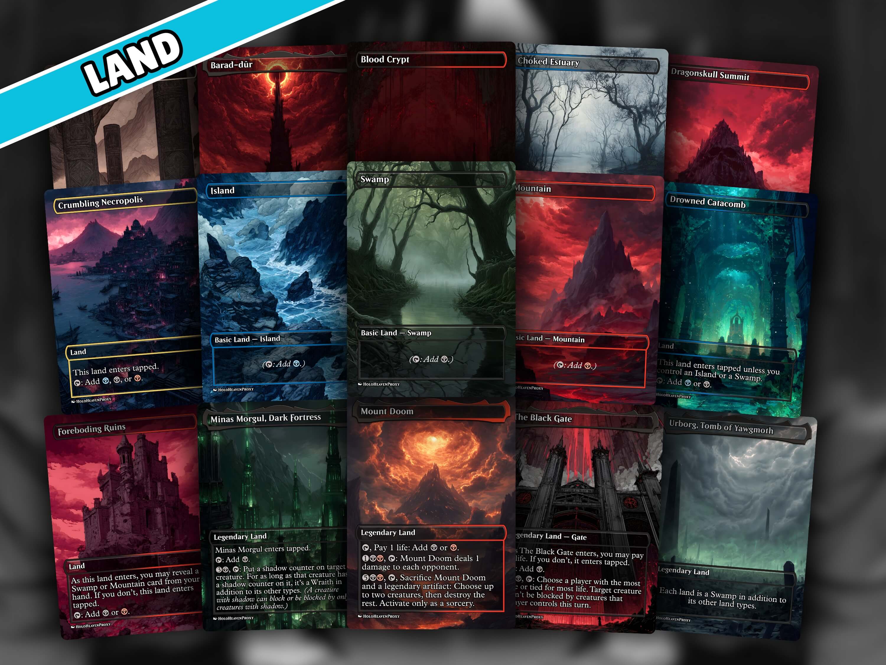 Sauron MTG Proxy Commander Deck