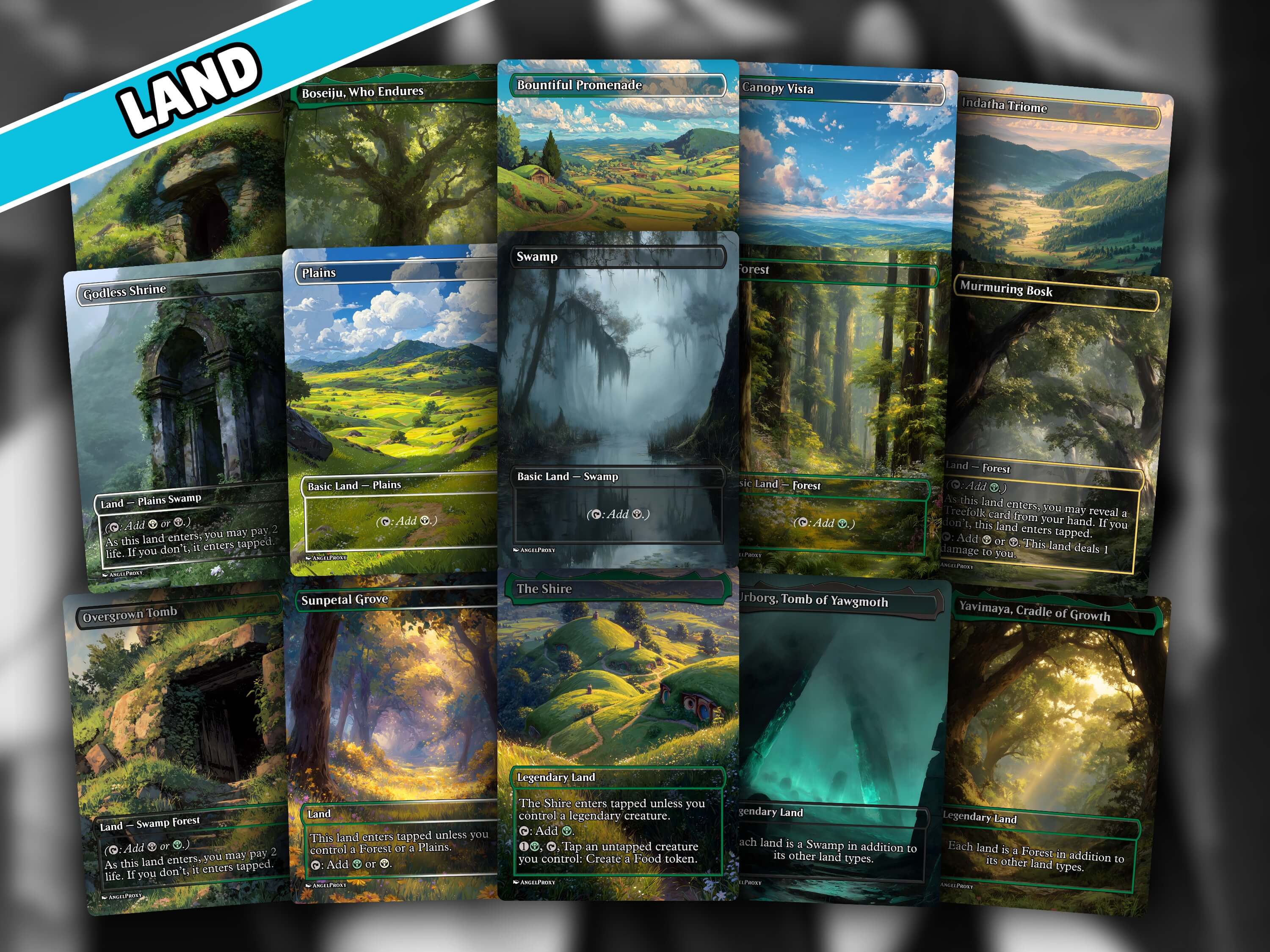 Frodo & Sam Lifegain MTG Proxy Commander Deck