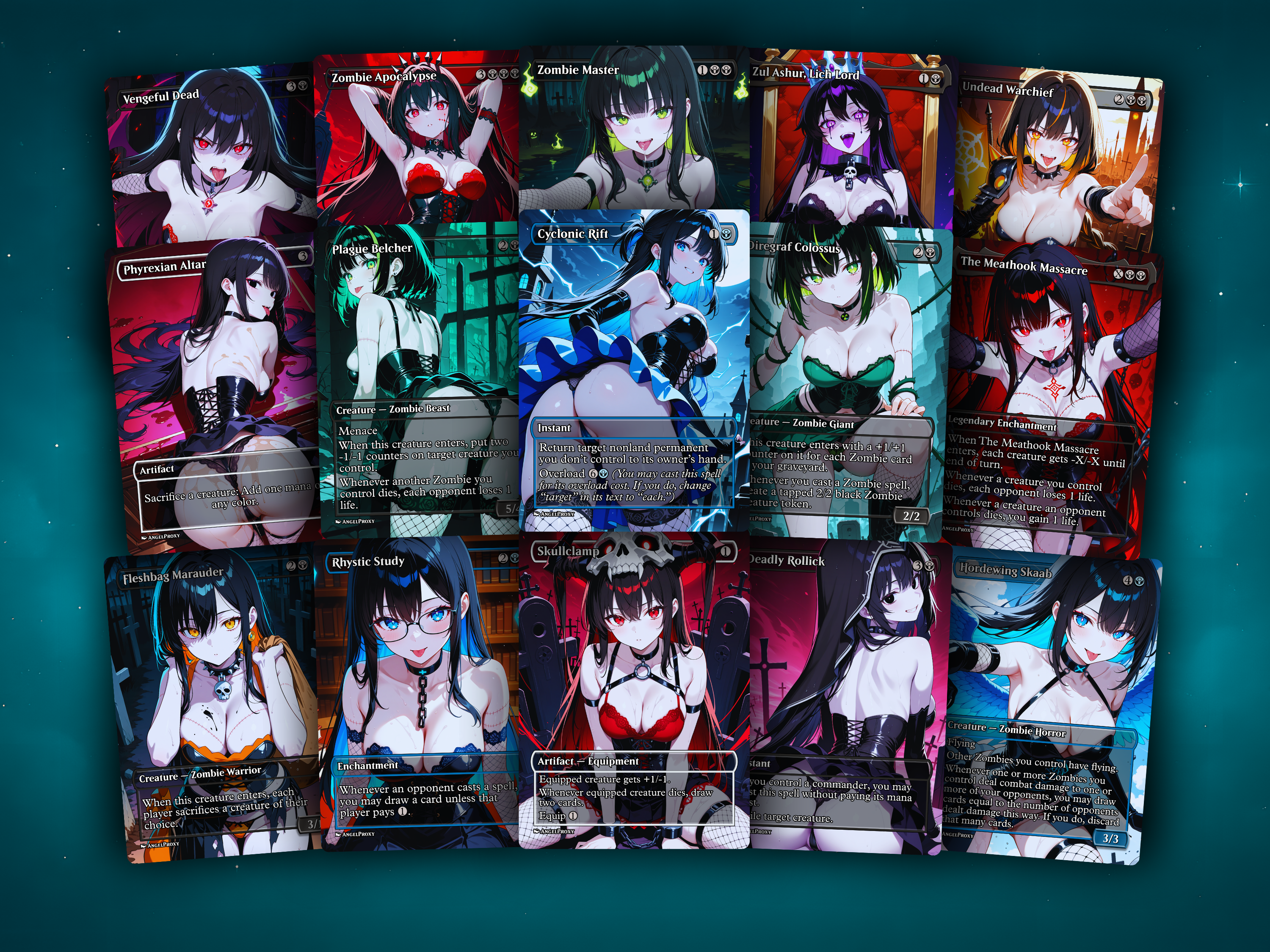 Wilhelt Zombies MTG Proxy Commander Deck