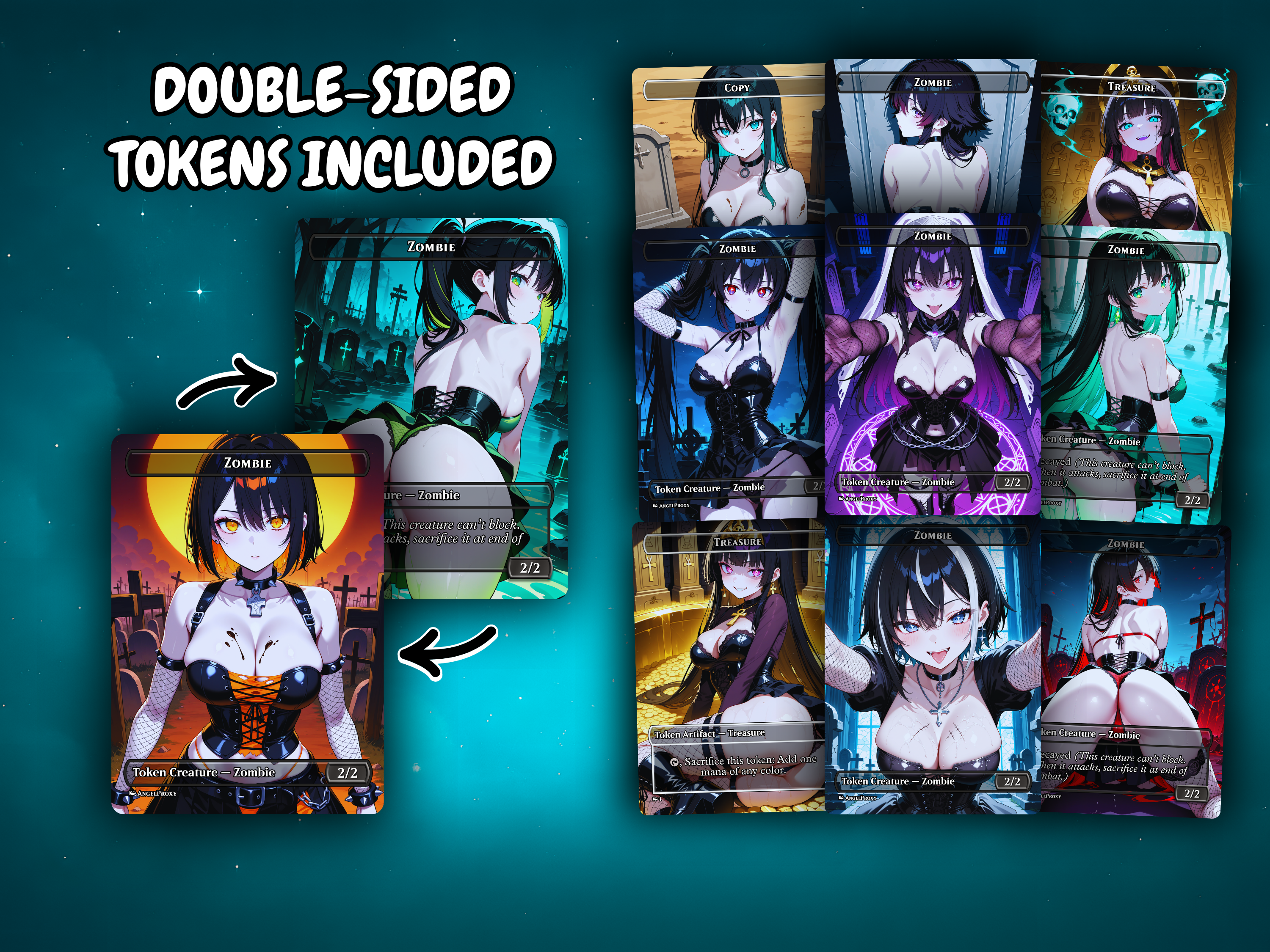 Wilhelt Zombies MTG Proxy Commander Deck