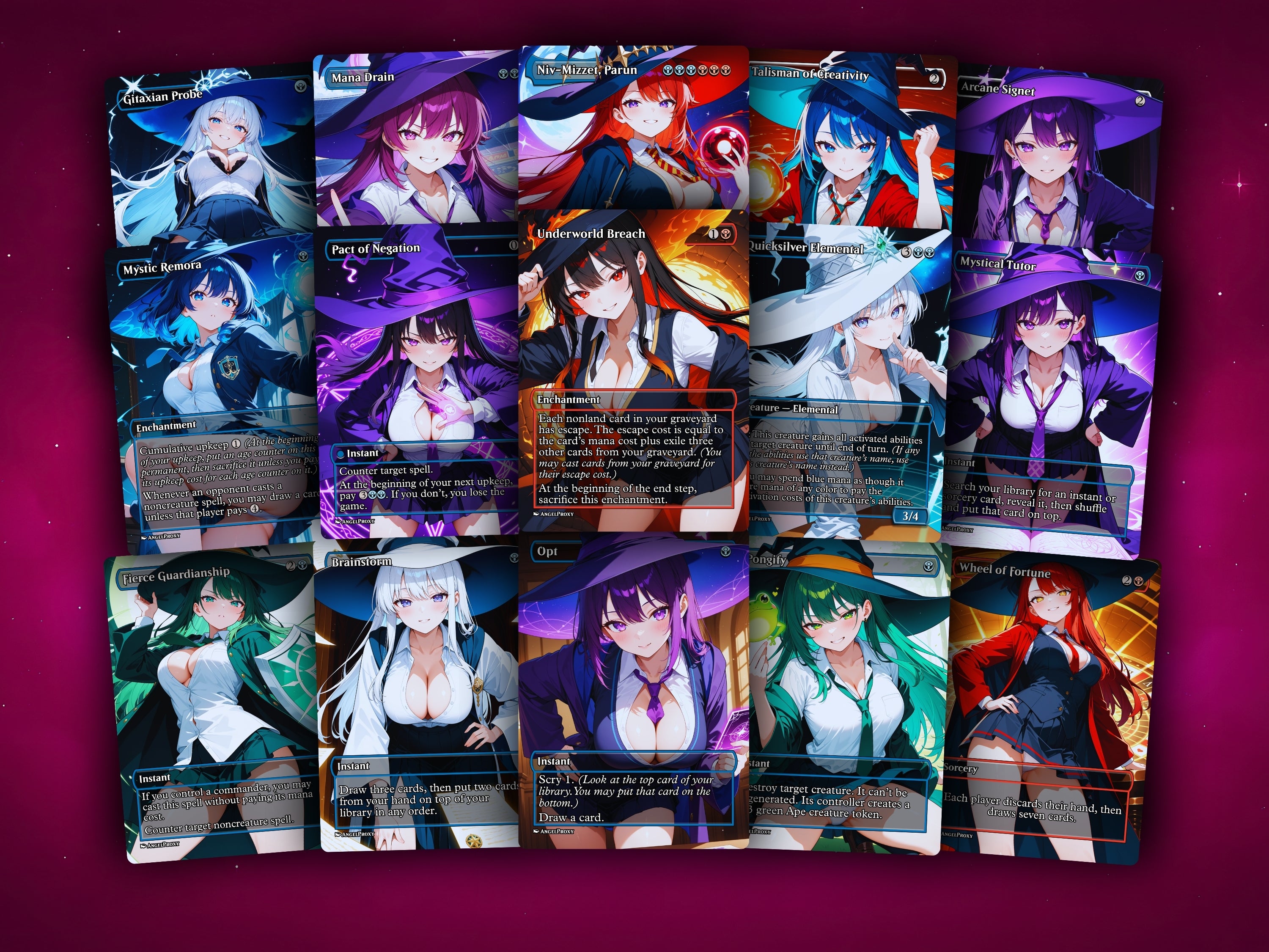 Vivi Ornitier Spellslinger MTG Proxy Commander Deck