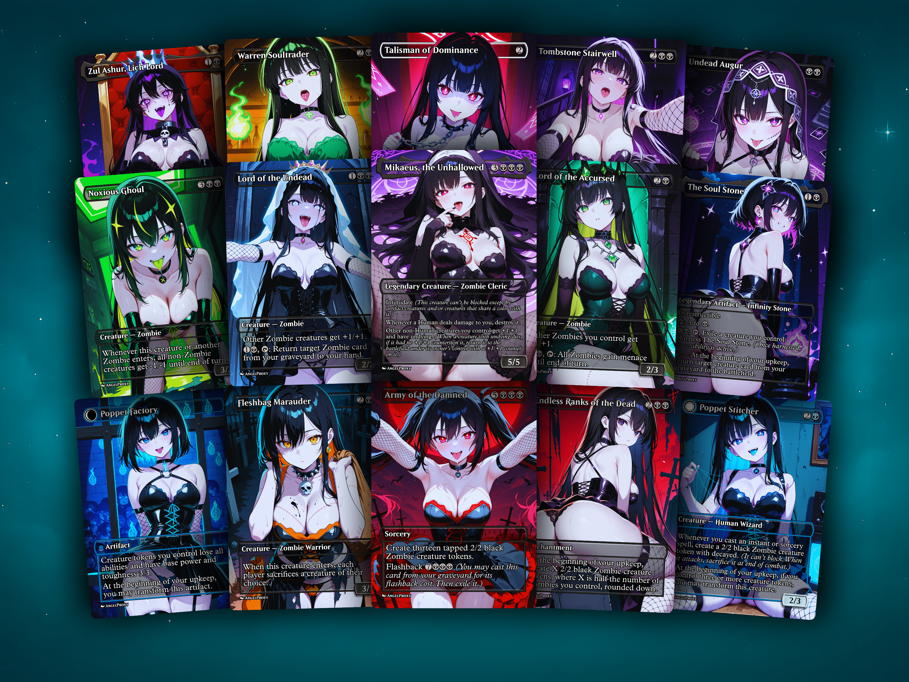 Wilhelt Zombies MTG Proxy Commander Deck