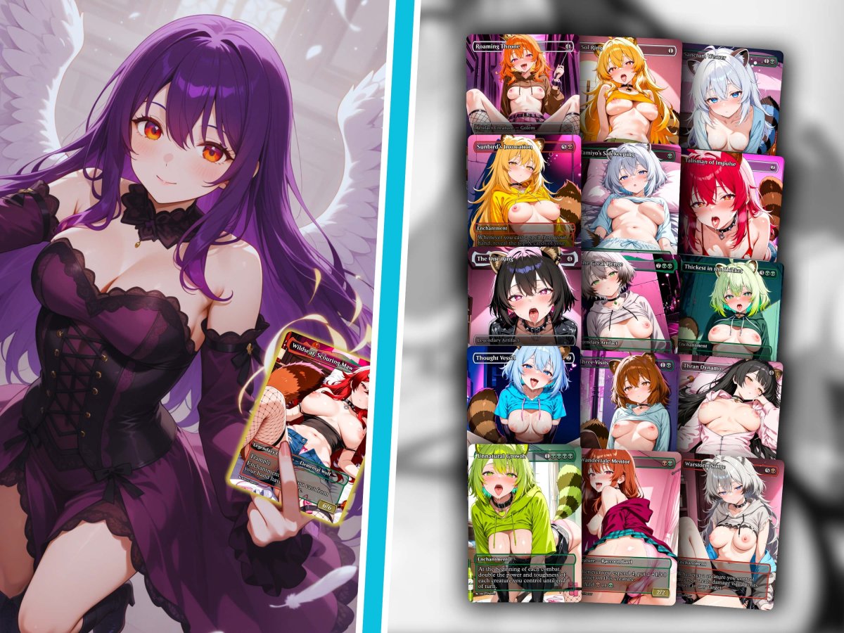 Bello Ahegao NSFW MTG Proxy Commander Deck - AngelProxy