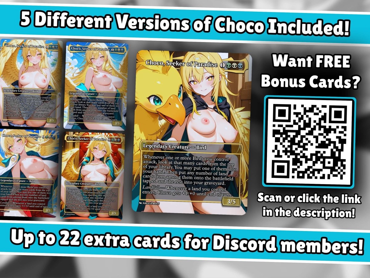 Choco Birds NSFW MTG Proxy Commander Deck - AngelProxy