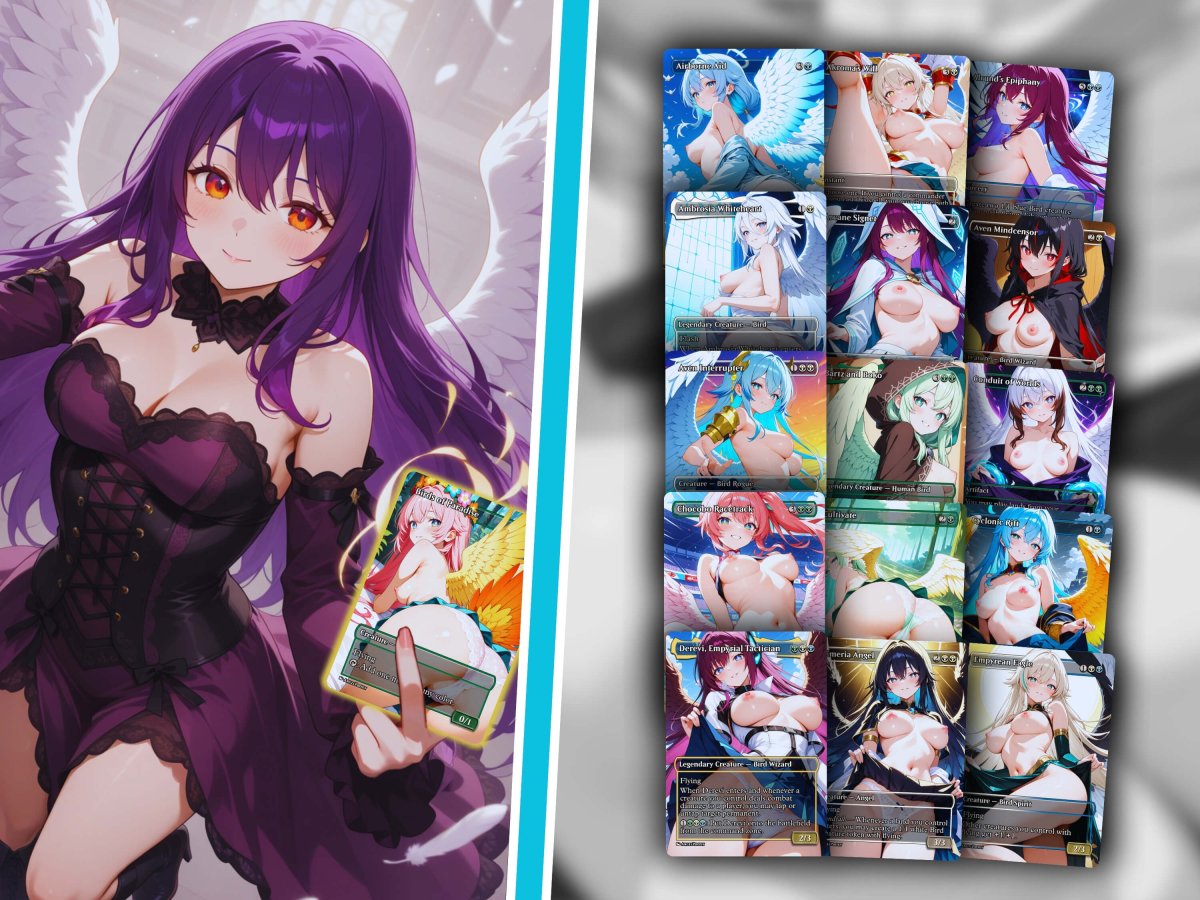 Choco Birds NSFW MTG Proxy Commander Deck - AngelProxy
