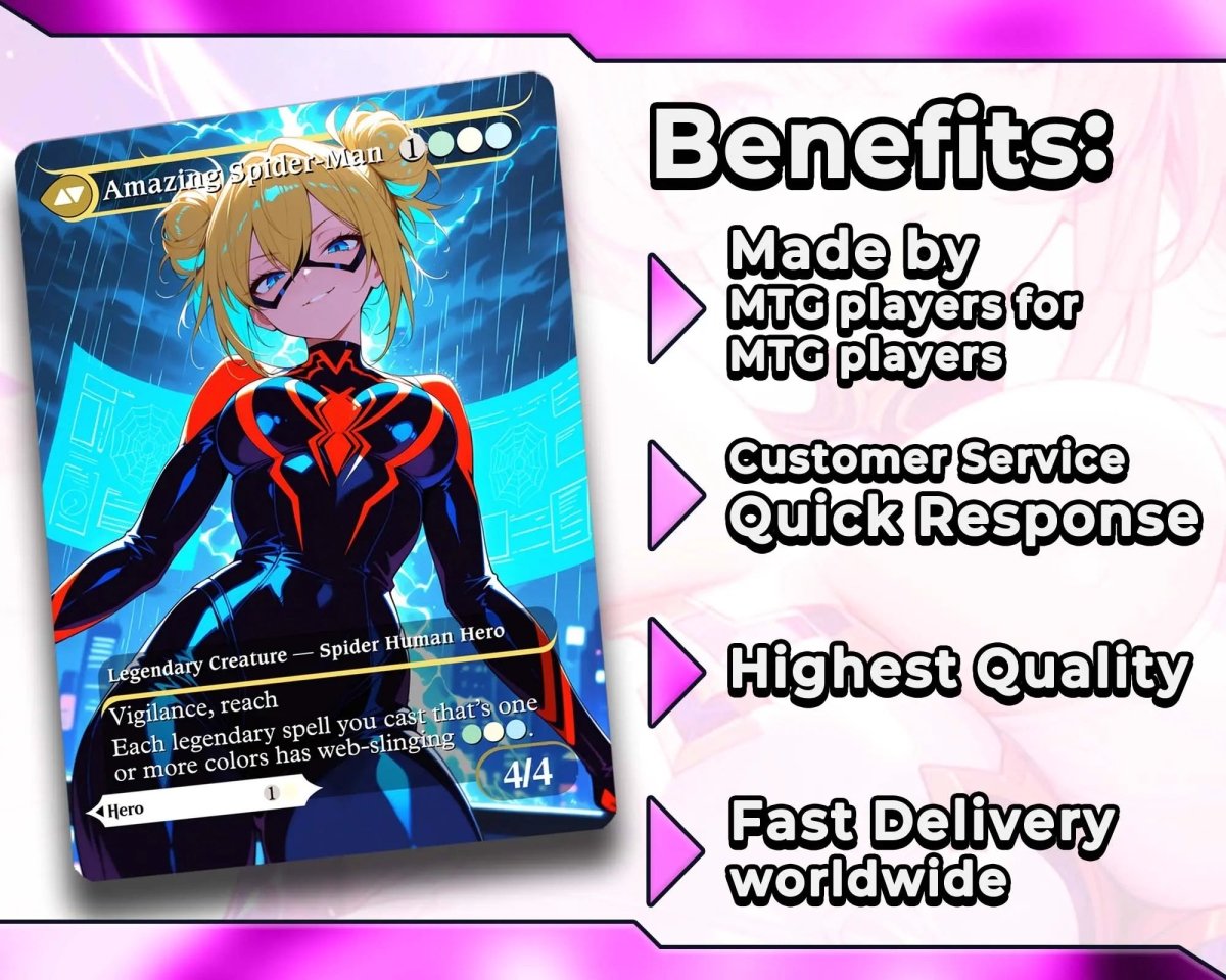 Cosmic Spider-Man MTG Proxy Commander Deck - AngelProxy