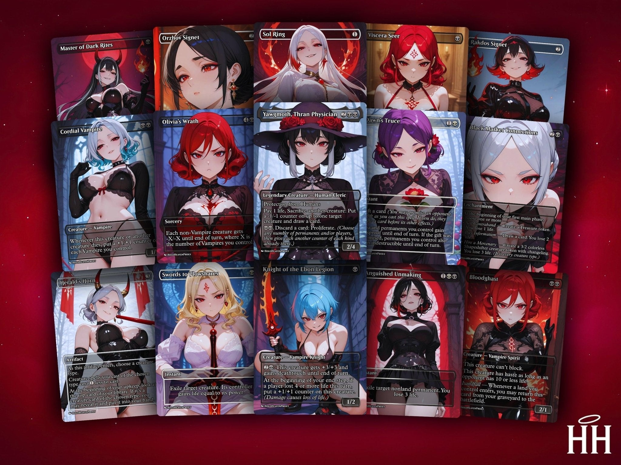 Edgar Markov Vampire Tribal MTG Proxy Commander Deck - AngelProxy