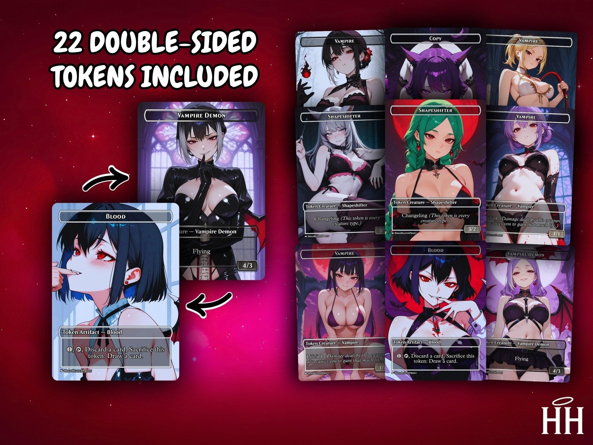 Edgar Markov Vampire Tribal MTG Proxy Commander Deck - AngelProxy