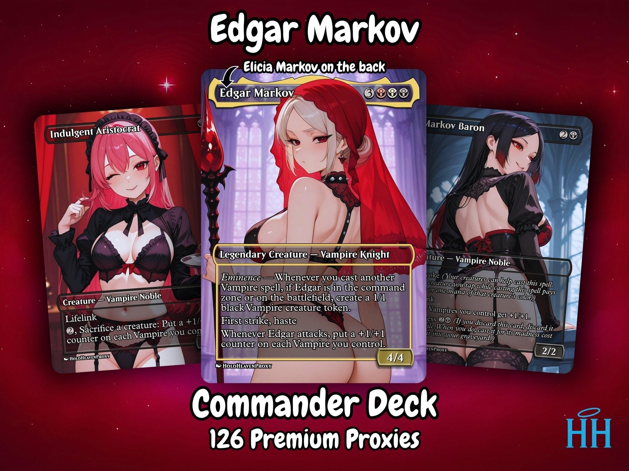 Edgar Markov Vampire Tribal MTG Proxy Commander Deck - AngelProxy