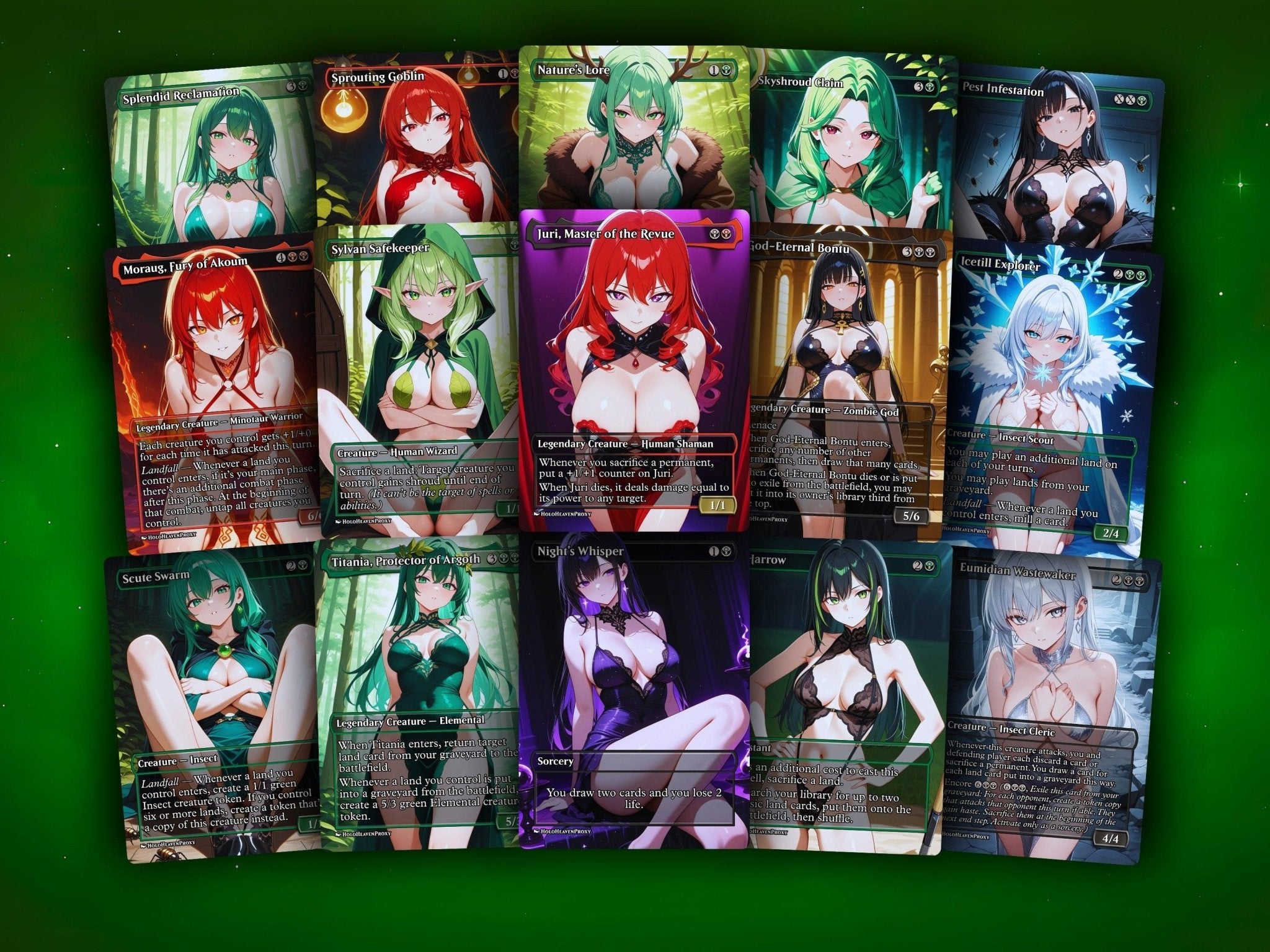 Hearthhull Lands Matter MTG Proxy Commander Deck - AngelProxy