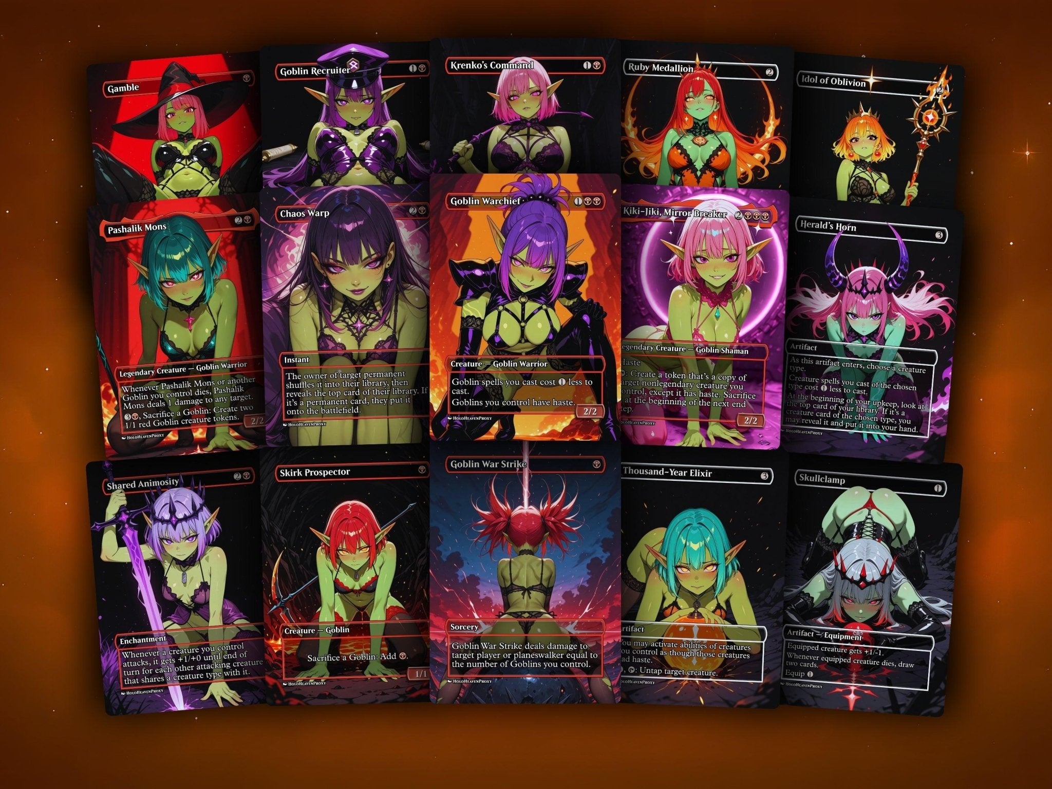 Krenko Goblin Tribal MTG Proxy Commander Deck - AngelProxy