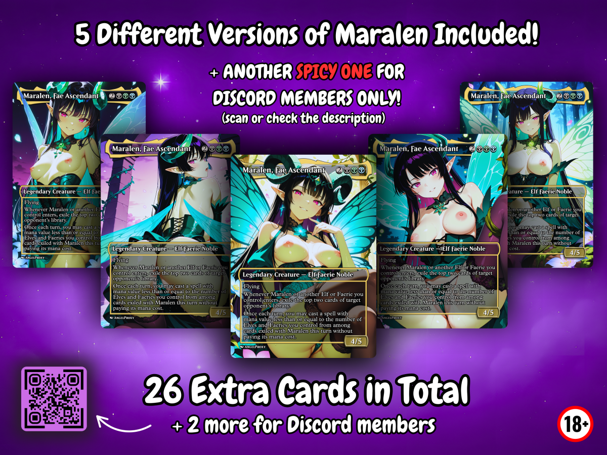Maralen Faeries NSFW MTG Proxy Commander Deck - AngelProxy