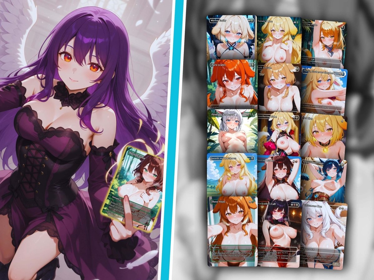 Rin and Seri NSFW MTG Proxy Commander Deck - AngelProxy