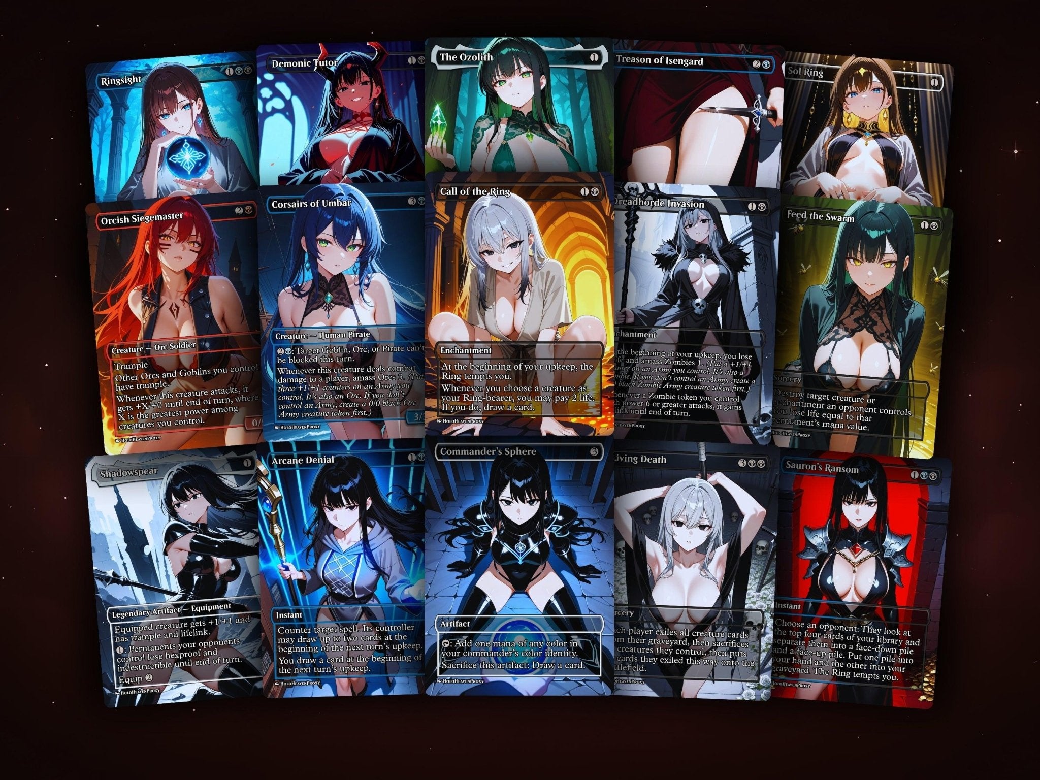 Sauron MTG Proxy Commander Deck - AngelProxy