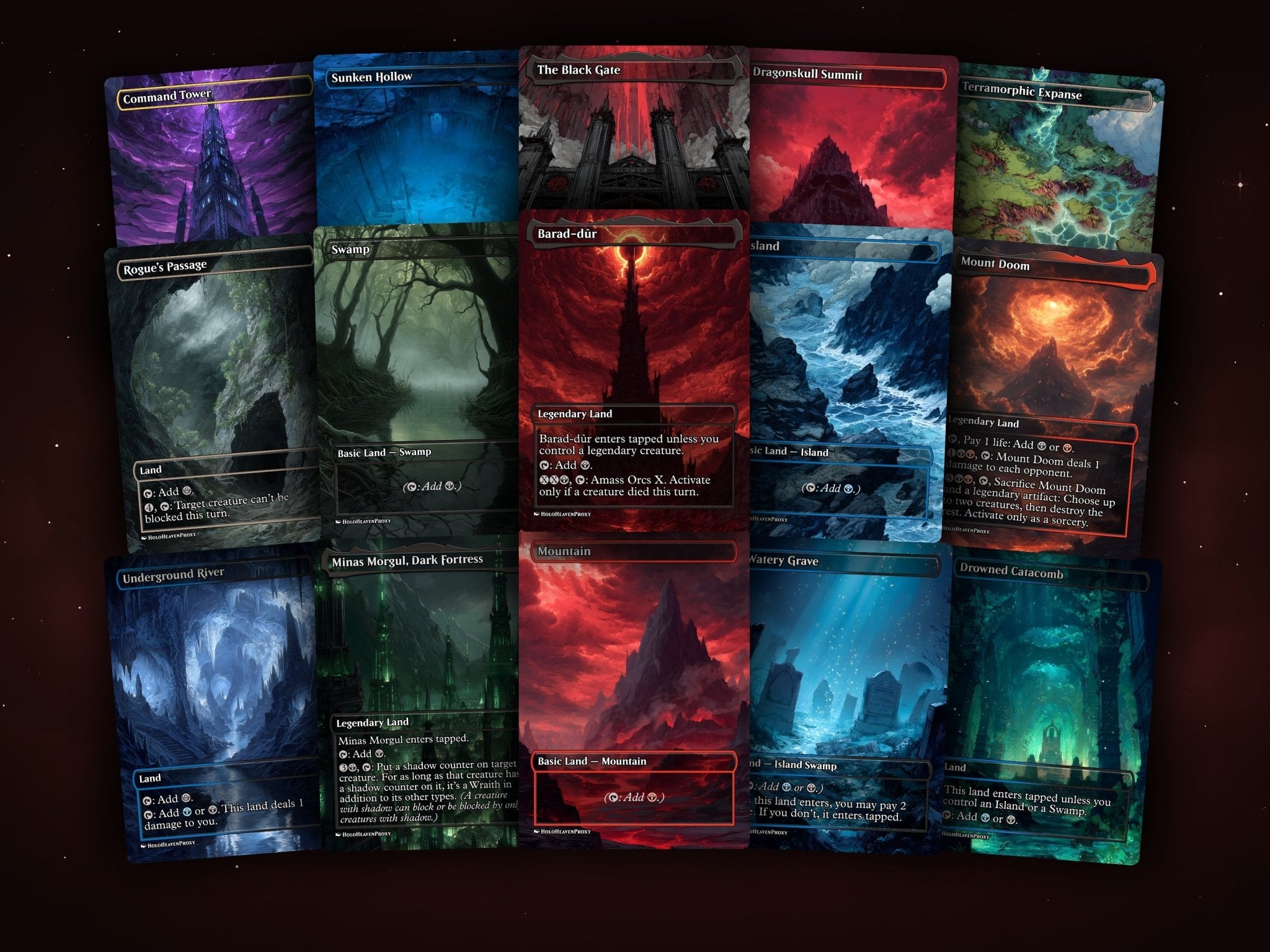 Sauron MTG Proxy Commander Deck - AngelProxy