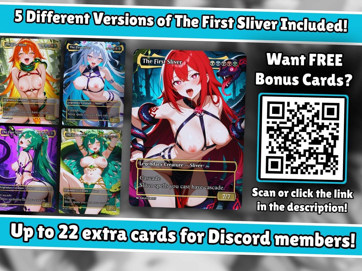 The First Sliver Tribal NSFW MTG Proxy Commander Deck - AngelProxy