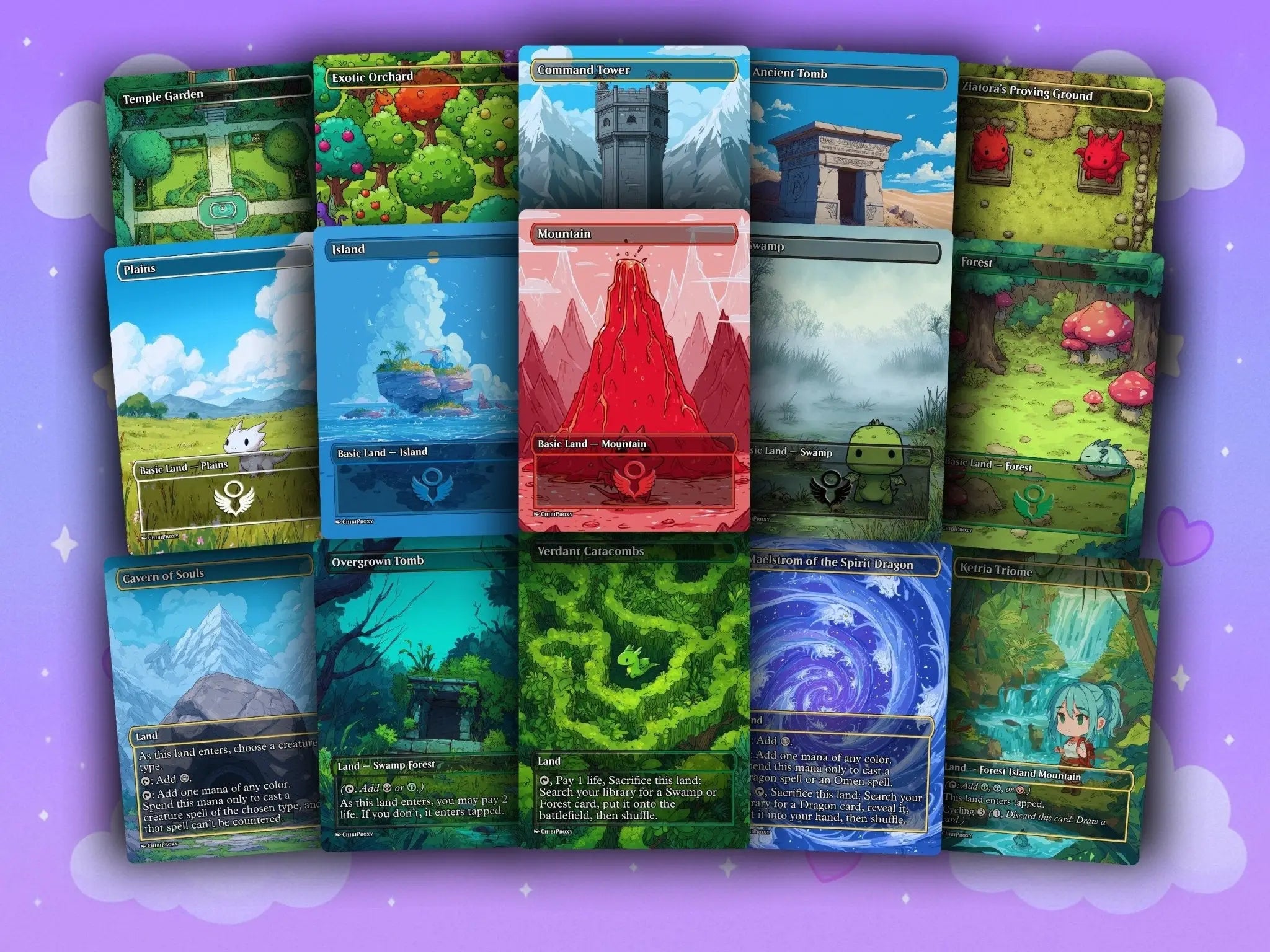 The Ur Dragon Tribal Chibi MTG Proxy Commander Deck - AngelProxy The Ur Dragon Tribal Chibi MTG Proxy Commander Deck - AngelProxy