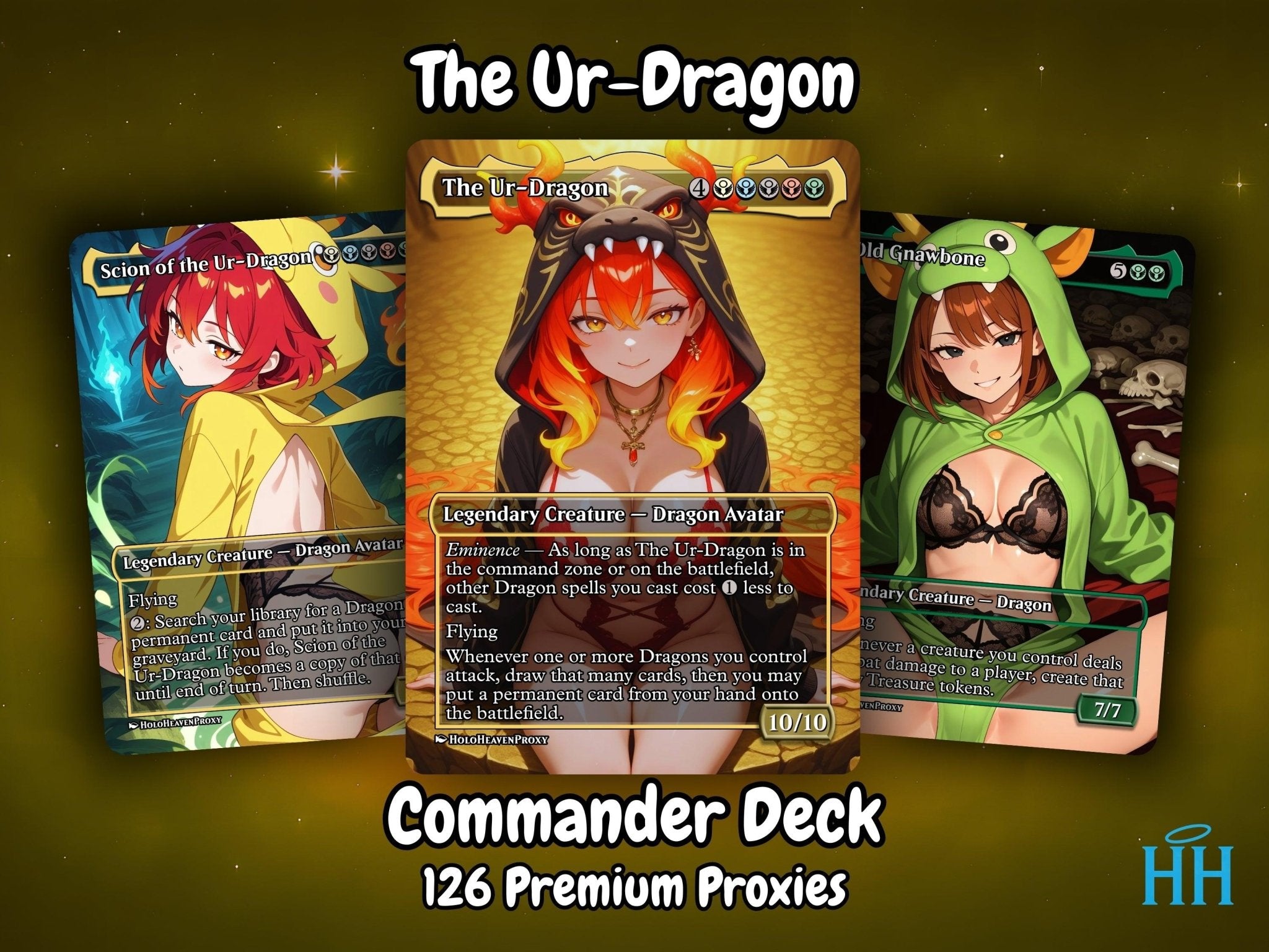 The Ur Dragon Tribal MTG Proxy Commander Deck - AngelProxy