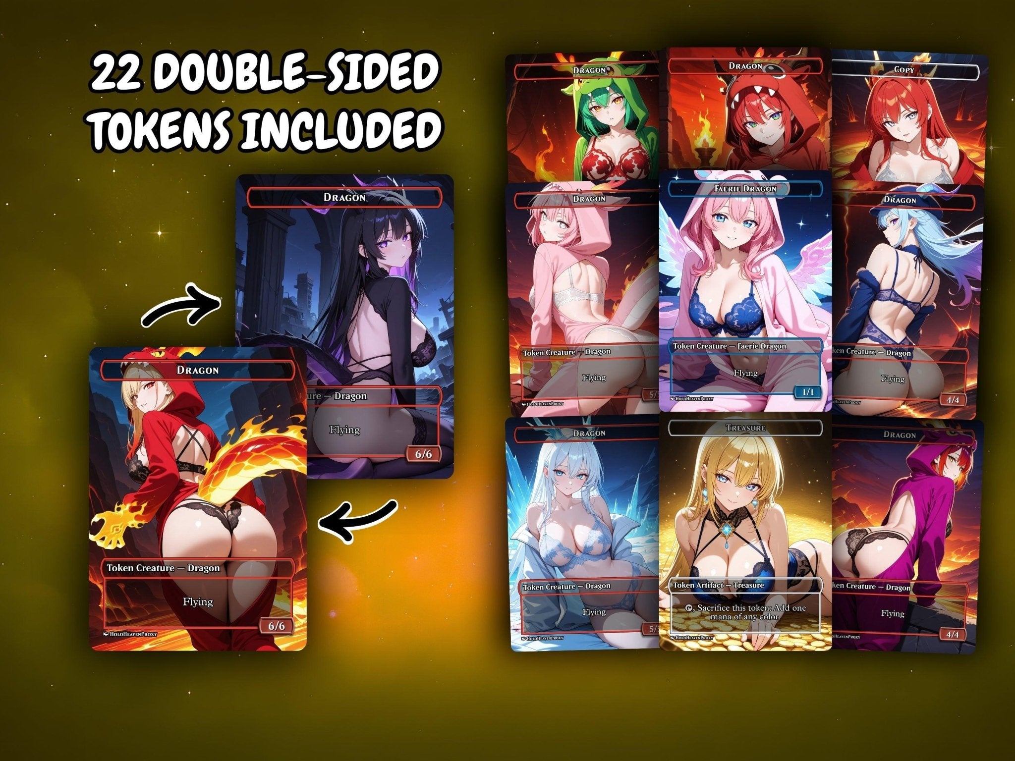 The Ur Dragon Tribal MTG Proxy Commander Deck - AngelProxy