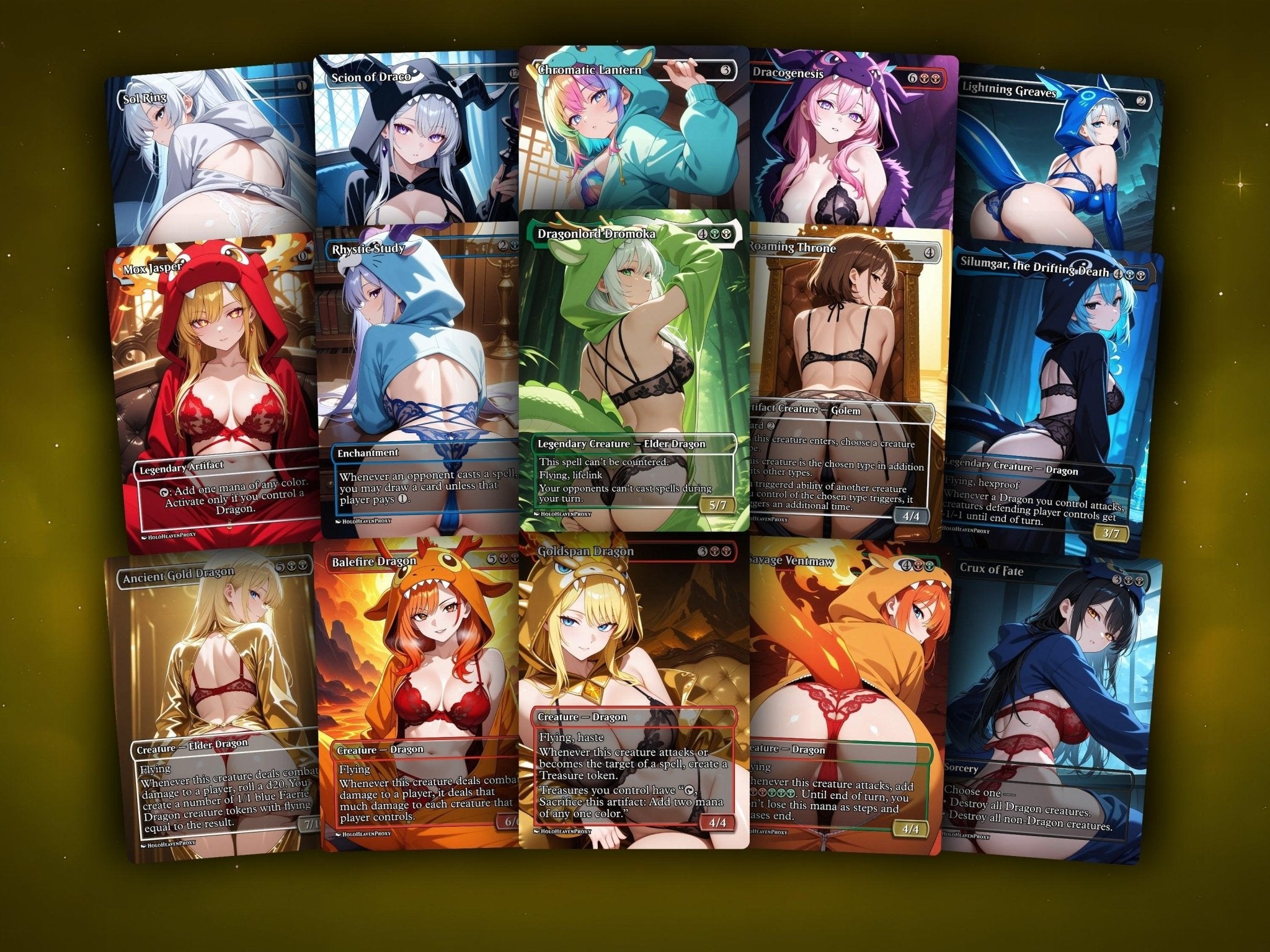 The Ur Dragon Tribal MTG Proxy Commander Deck - AngelProxy