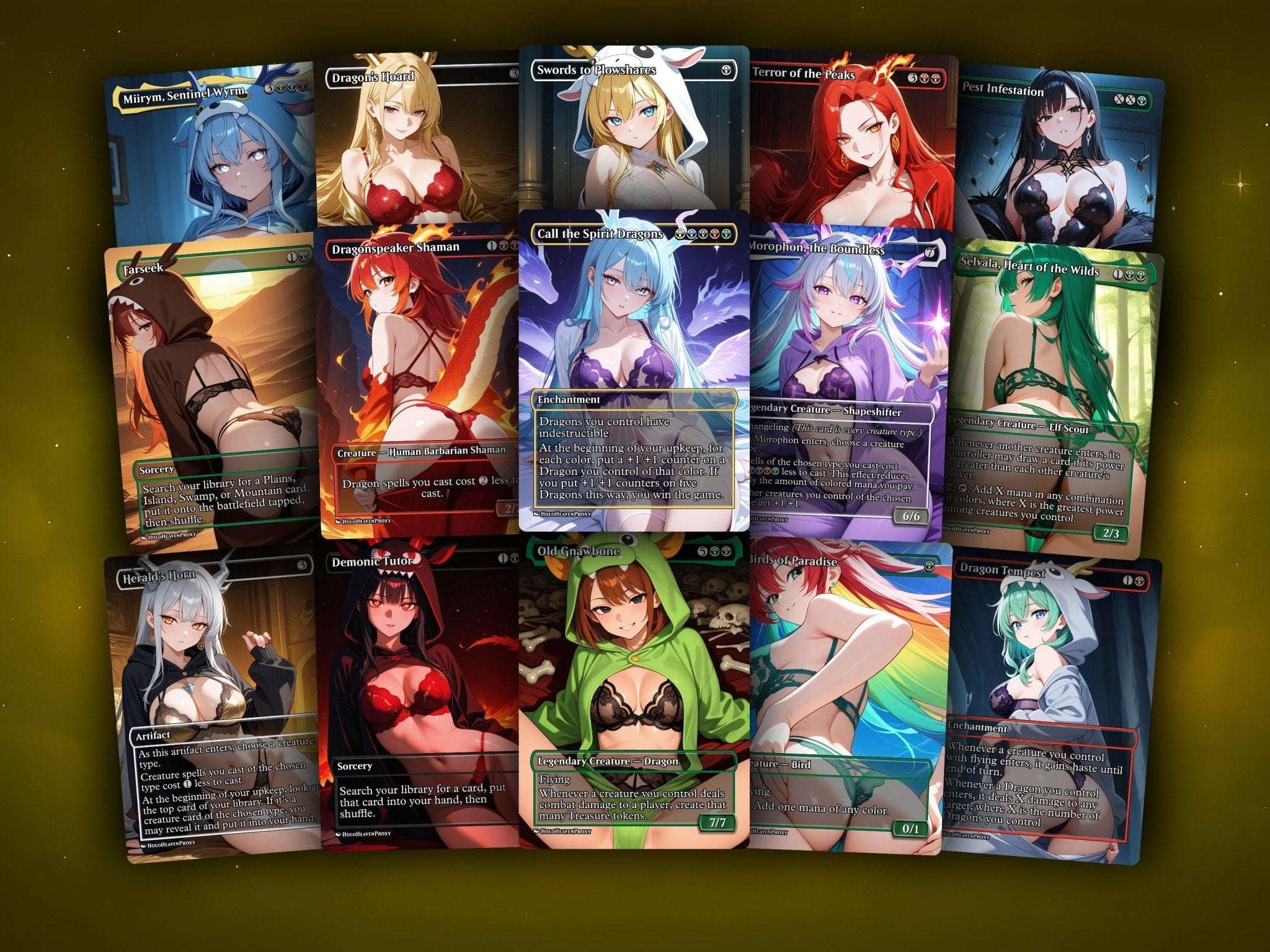 The Ur Dragon Tribal MTG Proxy Commander Deck - AngelProxy