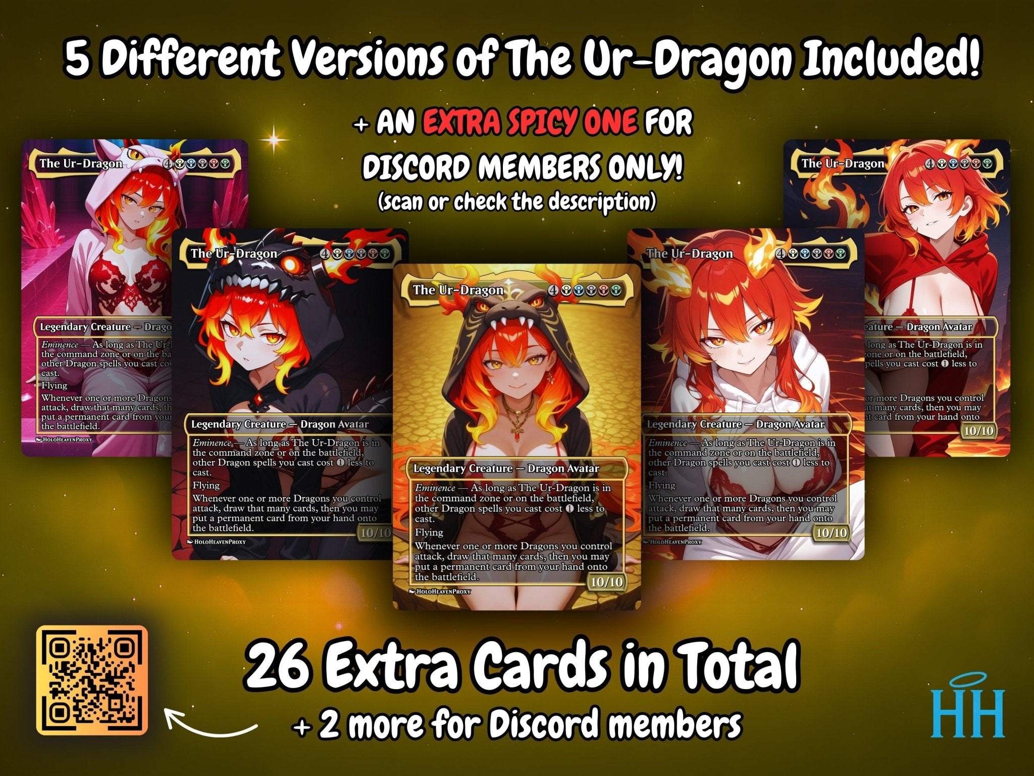 The Ur Dragon Tribal MTG Proxy Commander Deck - AngelProxy