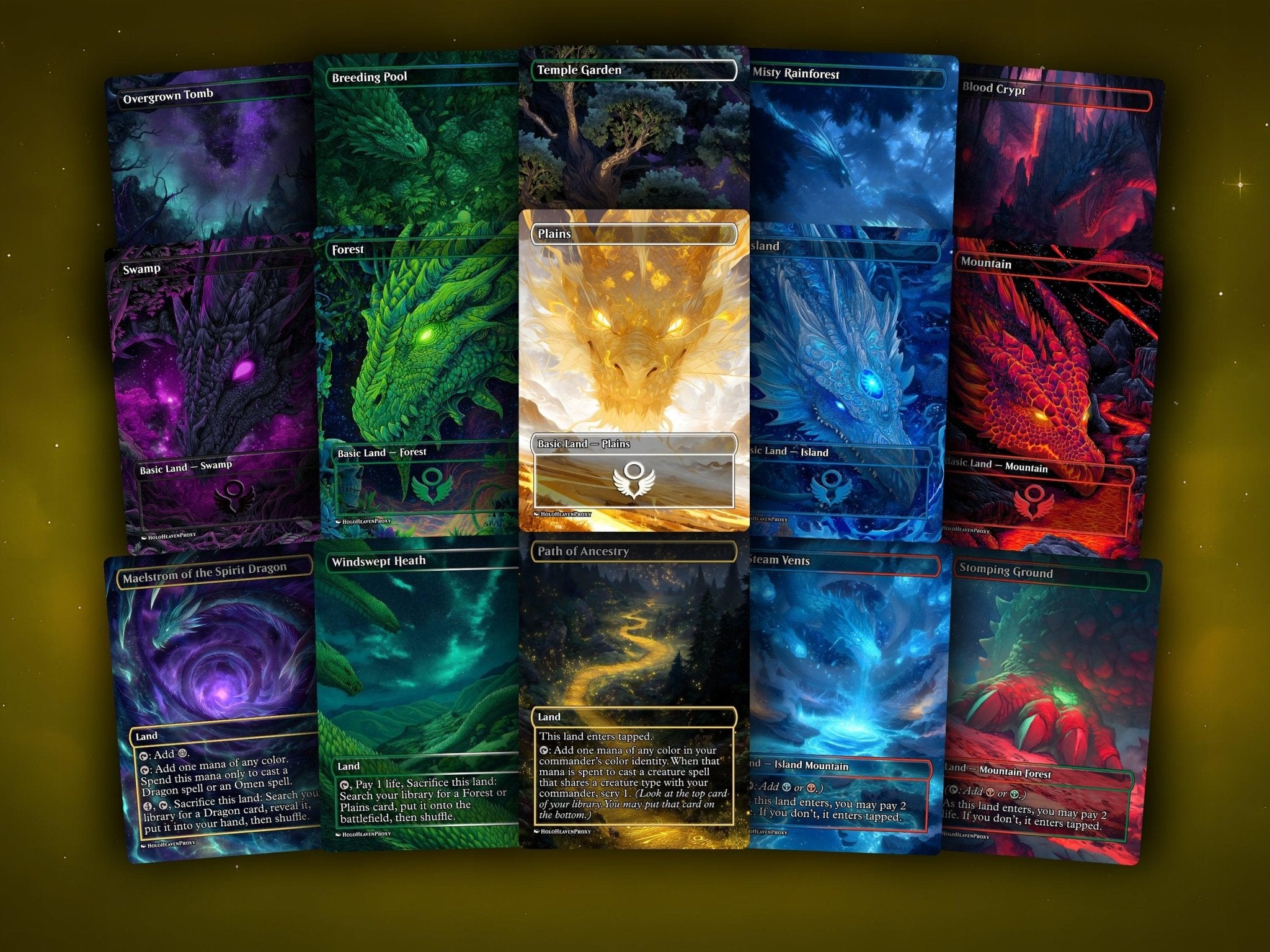 The Ur Dragon Tribal MTG Proxy Commander Deck - AngelProxy