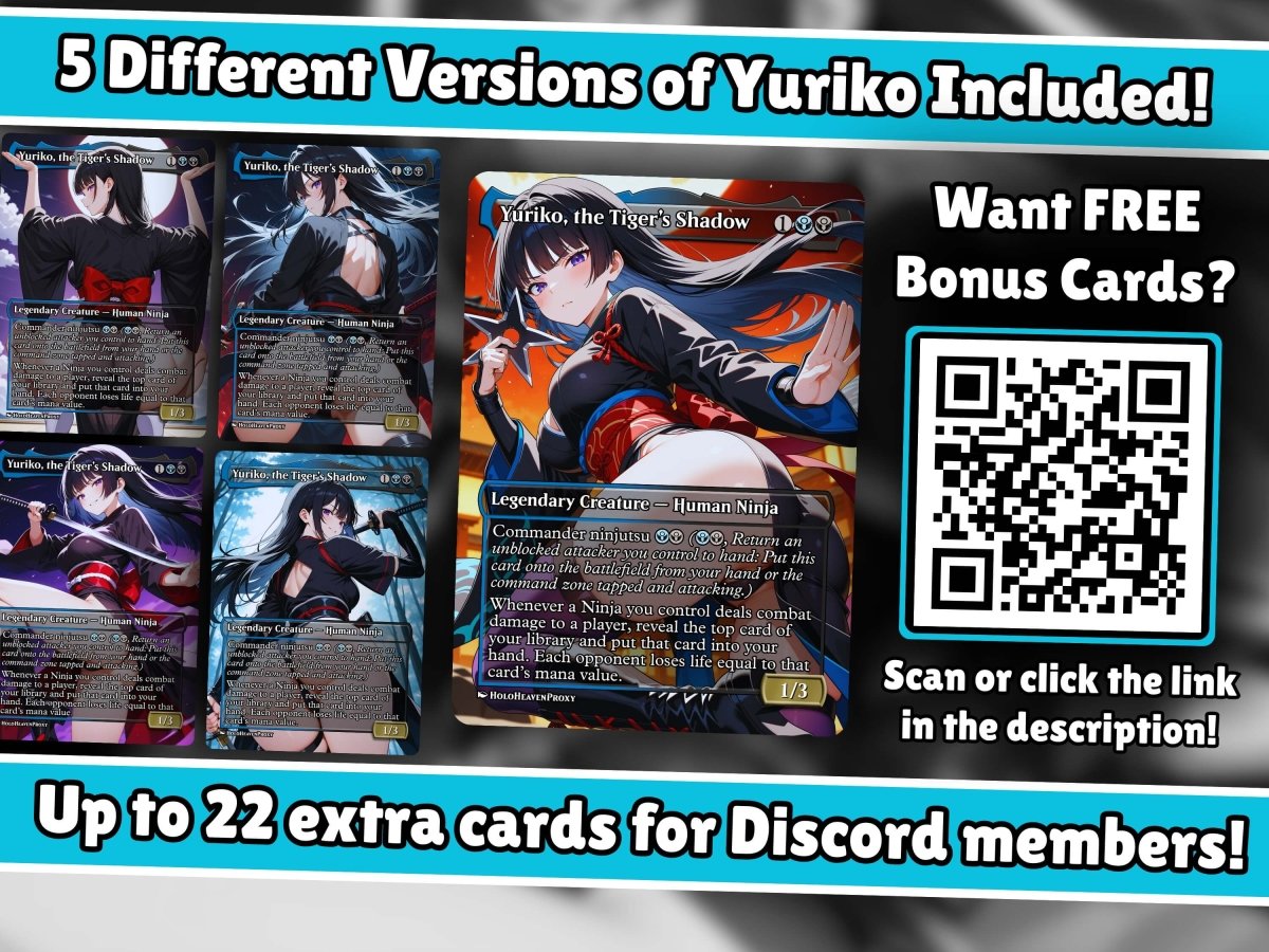 Yuriko Ninja Tribal MTG Proxy Commander Deck - AngelProxy